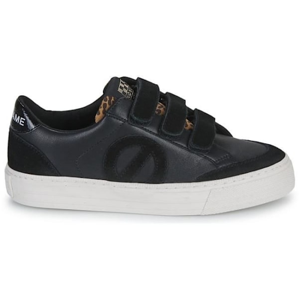 Sneakers - NO NAME - STRIKE STRAPS - Platt häl - Snörning - Sammet, nubuck Svart 36