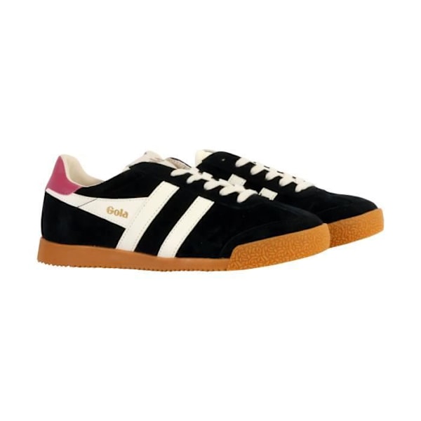 Gola Elan Low Læder Sneaker - Sort Off White Fuschia Svart benvit fuschia 36