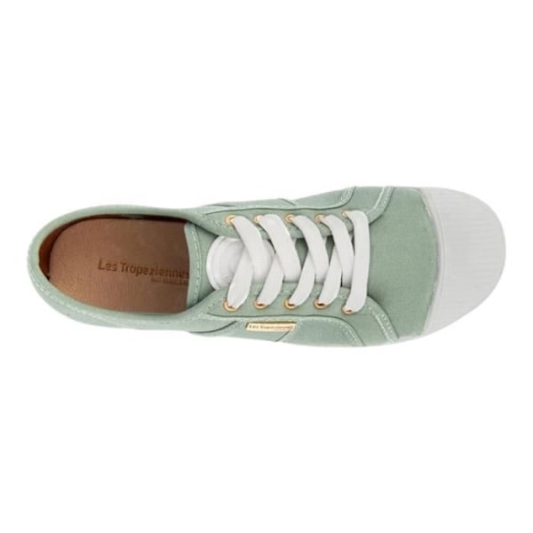 Sneakers - Les Tropeziennes par m b - CLORUNI Green - Flad hæl - Fløjl og nubuck - Rund tå Grön 37