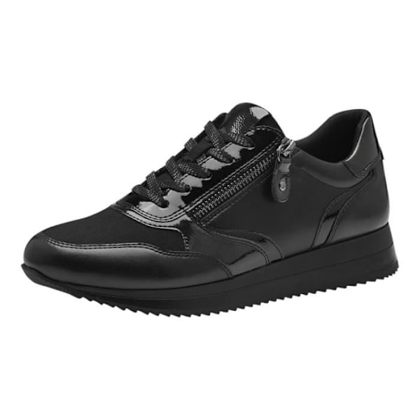 Sneakers - JANA - 8-23774-43 - Platt klack - Dragkedja - Svart Svart 39