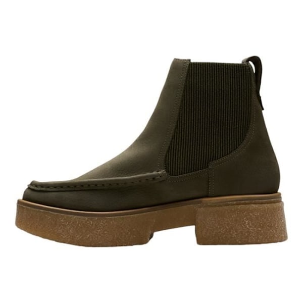 Ankelstøvler - Clarks - LINOSO TOP - Grøn - Flad hæl - 5 cm - Elastik Grön 40