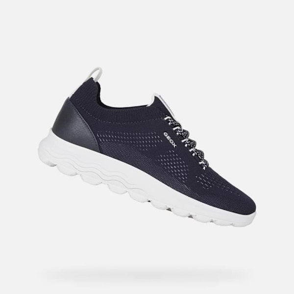 Geox Spherica sneaker - Dame - Sort - Wedge-sål - Komfort-mesh-overdel - Polstring MARINBLÅ 37