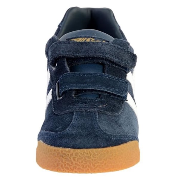 Gola Børneharrier Velcro Sneaker - GOLA - Navy Red Sun - Lav version - Rund - Velcrolukning Marinvit 32