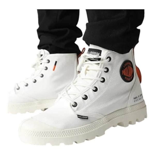 Sneakers - PALLADIUM - PAMPA HI SUPPLY RS - Vit - Platt klack - Rund tå - 42