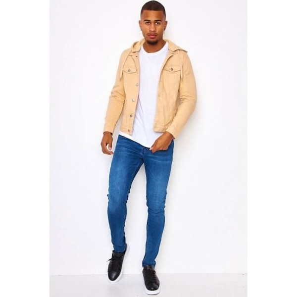 Beige jeansjacka / Project X - 2030120 Beige S