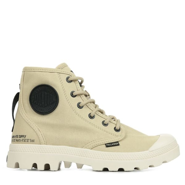 Palladium Pampa Hi HTG Supply damestøvler - Beige - Størrelse 38 - Overdel i økologisk bomuld og genbrugsgummi Beige