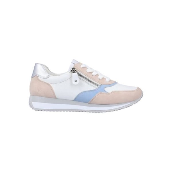 Sneakers dam - REMONTE D0H01 - Platt klack - Dragkedja - Vitt läder Vit 42