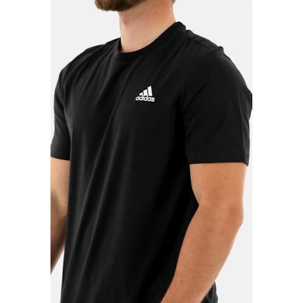 adidas originals svart t-shirt för män - Korta ärmar - Klassisk krage - S