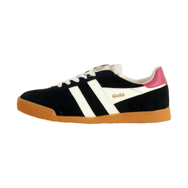 Gola Elan Low Læder Sneaker - Sort Off White Fuschia Svart benvit fuschia 36