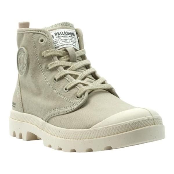 Ankelboots - PALLADIUM - PAMPA HI ZIP ORGANIC - Grön - Platt klack - Dragkedja - Högt skaft Grön 39