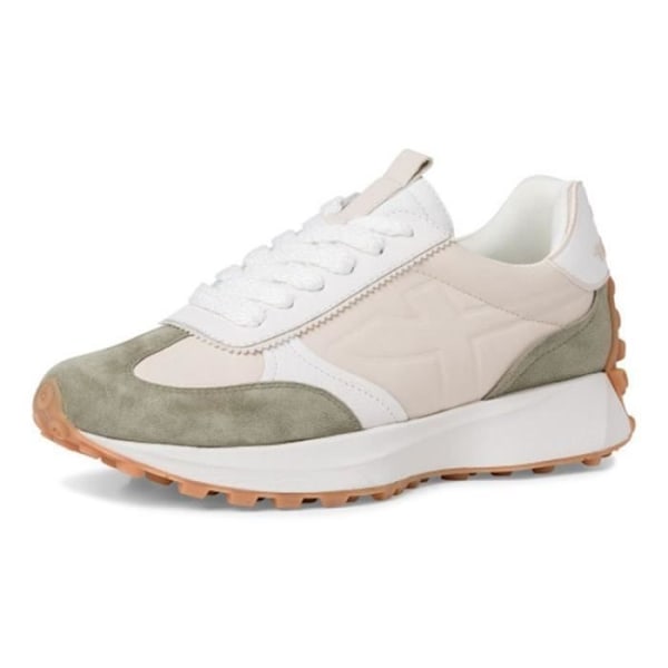 Sneakers - TAMARIS - 2374930 - Beige - Platt klack - Spetsar - Sammet/Nubuck Beige 37