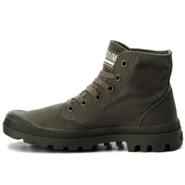 Palladium Mono Chrome Ankel Boots - Olive Night - Herr - Canvas Ovandel oliv natt 36