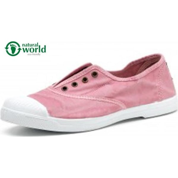 Natural World Elast Rose 102E / 603 damsneakers i canvas Rosa 42