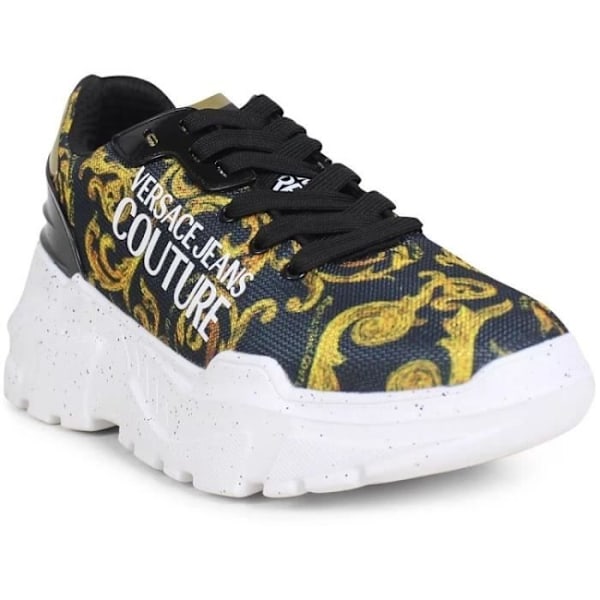 VERSACE JEANS COUTURE Sneakers - VERSACE JEANS COUTURE - Dam - Svart - Kilklack - Snören Svart 41