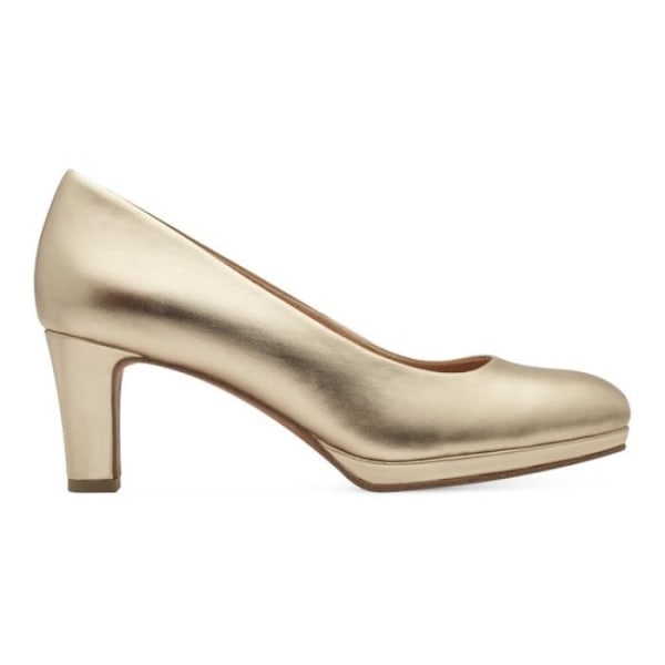 Pumps - Marco Tozzi - 22245142 - Guld - Flad hæl - Rund tå - 5 cm Guld 38