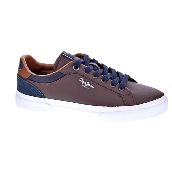 Sneakers - PEPE JEANS - Kenton - Læder - Snørebånd - Brun Brun 40