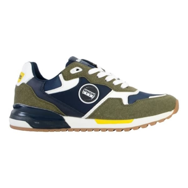 Low-Top sneakers - REDSKINS - Oyati - Mænd - Khaki/Navy-White - Flade snørebånd Kaki/marinvit 41