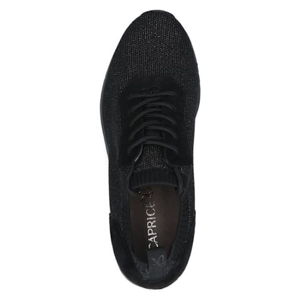 Damesneakers - CAPRICE - 2370129 - Flad hæl - Sort sort 41