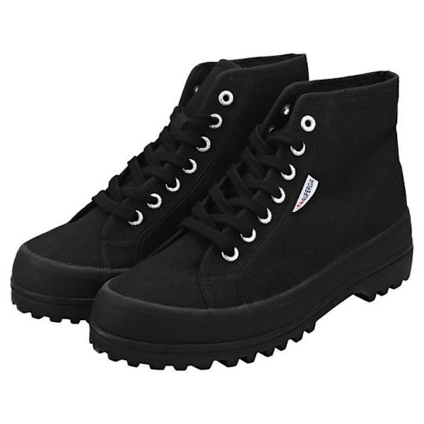 SUPERGA High Top Sneaker - 2341-ALPINA - Svart - Canvas ovandel - Snören Svart 36