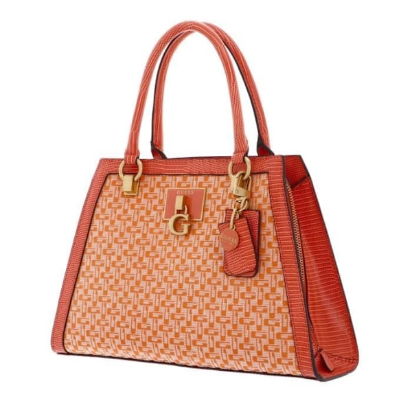 GUESS Stephi Girlfriend Rutetaske Orange Logo [225529] - håndtaske sac a main orange