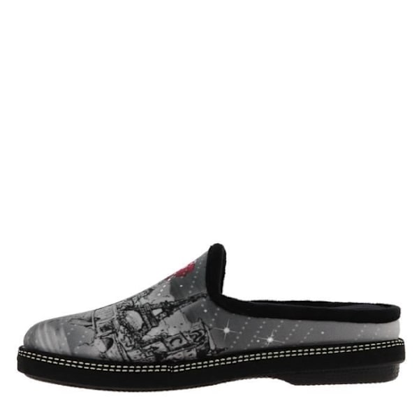 Hjemmesko - La Maison de l'Espadrille - Espadrille 68124 - Dame - Sort - Varmt fløjlsfoer sort 38