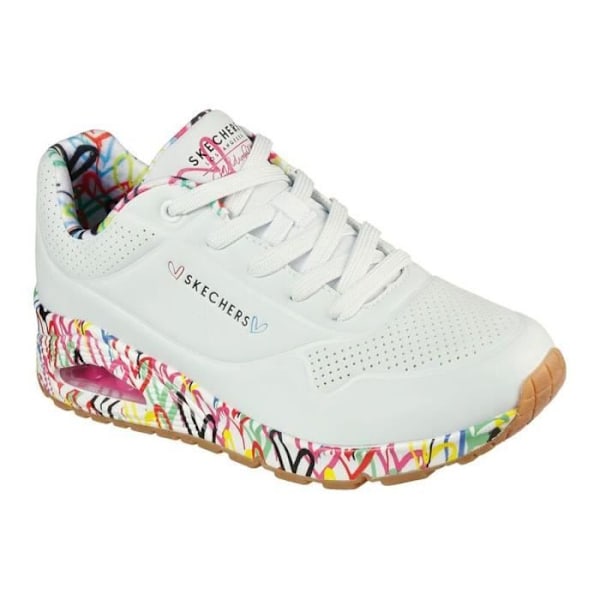 Modesneakers - SKECHERS - UNO LOVING LOVE - Dam - Vit - Kilklack Vit 39