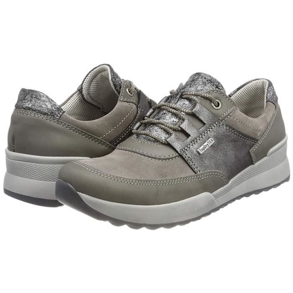 Mode sneakers Victoria 01 Woman Romika 50101 - Grå - Spetsar - Textil - Platta Grå 40