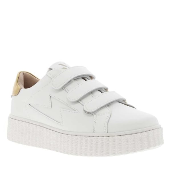 Lave sneakers - VANESSA WU - Damer - Hvid/Gul - Syntetisk - Flade - Snørebånd vit 41