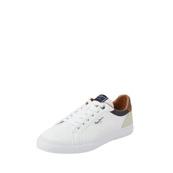 Pepe Jeans Herre Sneakers Ref 57975 800 hvid - PEPE JEANS - Læder - Snørebånd - Herre Vit 44