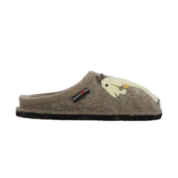 Damtofflor - HAFLINGER FLAIR HEID - Brun - Platt klack - 1,5 cm kastanj 39