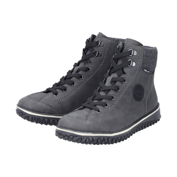 Rieker High Top Sneaker - Grå - Dam - Syntet - 36