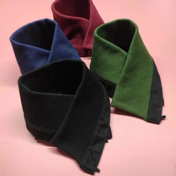 Naisten tekoviulus Irrotettava puoli Talvi Likaantumista estävä Irrotettava red collar