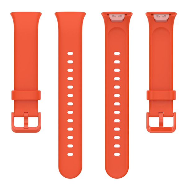 Orange Orange Enfärgat Silikonarmband för Klocka