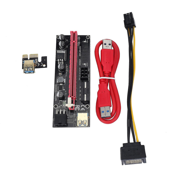 Nytt 4st USB 3.0 Pci-e Riser 1x 4x 8x16x Extender Riser Adapter Card