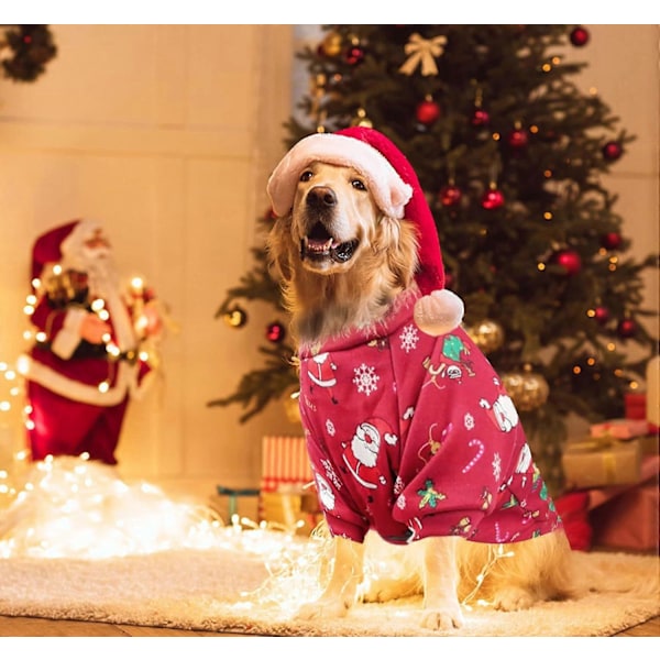 2-pak Hunde Juletrøje - Sweater Kat Jule Tøj Outfit Beklædning (M)