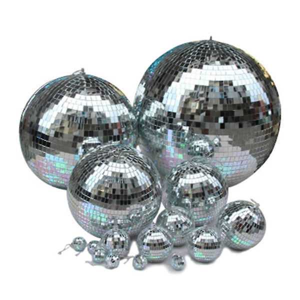 Ny Spegel Disco Ball Party Bröllopsfest Klubb Dj Dansgranskulor Hemhängande dekor A10