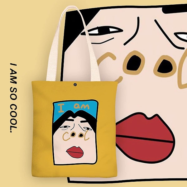 Söt Tote Bag Estetisk Grafisk Sammet Tote Bag Återanvändbar Livsmedelsbutik Väska Trendig Skolväska Bok Tote Present Till Kvinnor