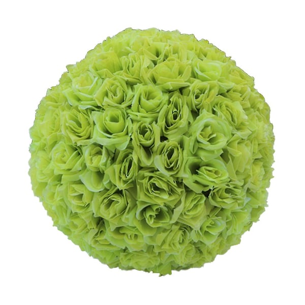 20cm Kunstig Rose Silke Blomsterball Hengende Bryllupsfest Dekor Midtstykke Green