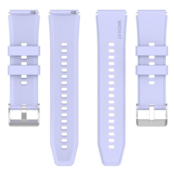 Lilla Lilla Silikonklokkereim kompatibel med Huawei Watch Gt 3 Pro 46mm 22mm kompatibel med Huawei Watch Gt 3 Pro 46mm 22mm