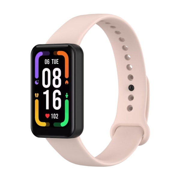 Lyserød Lyserød Silikone Urrem kompatibel med Xiaomi Redmi Smart Band Pro