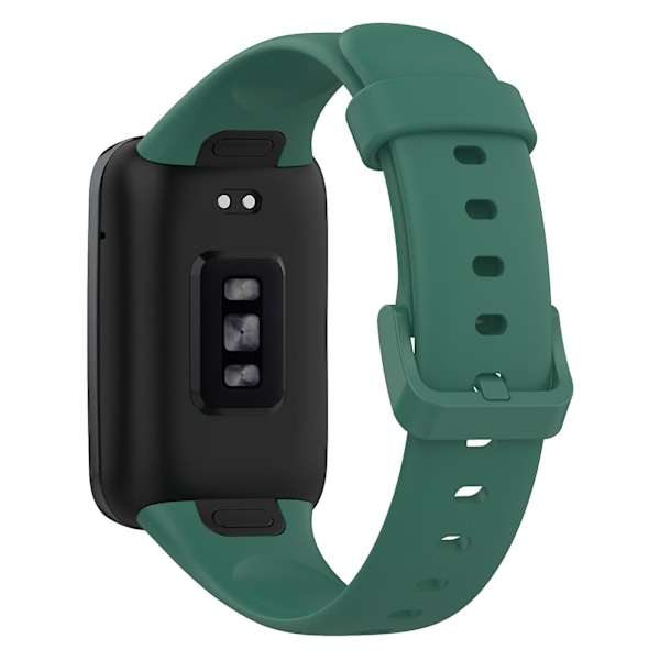 Grönt Ensfärgat Silikonarmband för Klocka