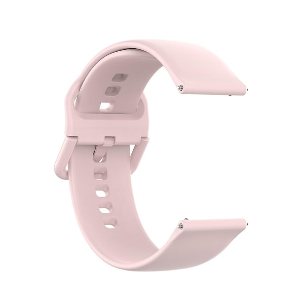 Rosa Rosa 23mm Farget Spenne Silikon Armbånd Klokkereim kompatibel med Fitbit Versa 2 / Versa / Versa Lite / Blaze, Størrelse: S