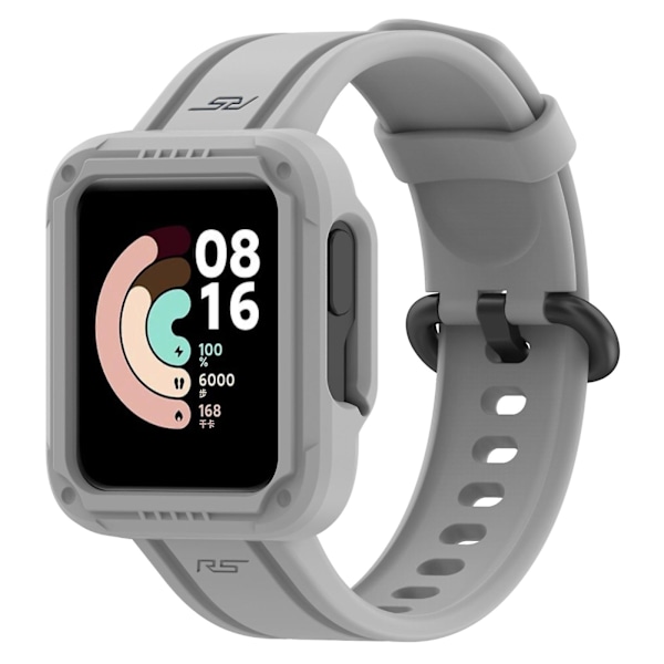 Grå Grå Silikone Urrem kompatibel med Xiaomi Mi Watch 2 Lite