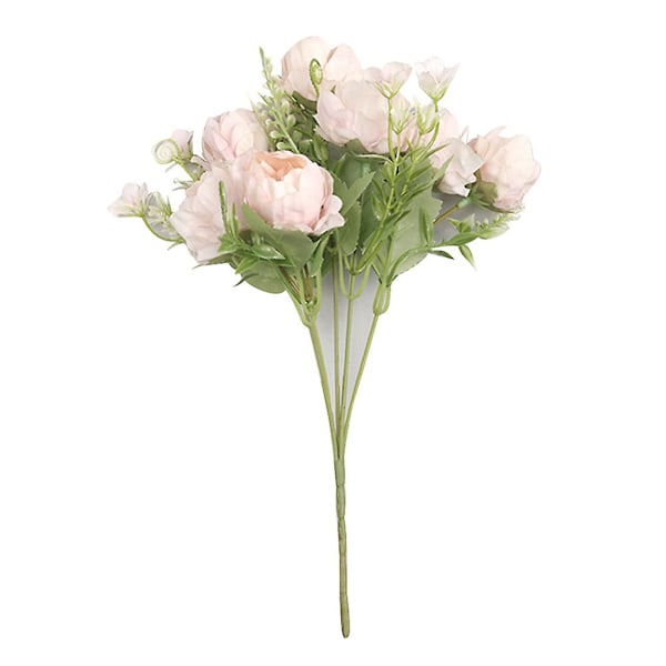 1 st Konstgjord Falsk Pion Blomma Hem Butik Café Bröllop Bankett Fest Dekor