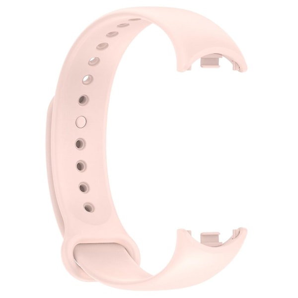 Rosa Rosa Silikon Plugg Klokkereim kompatibel med Xiaomi Mi Band 8