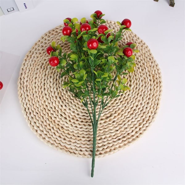Kunstig sitrontre med grønne blader sitrongren frukt bonsai grønt dekorasjon for hjemmebord Matches the image 7 Forked Pepper