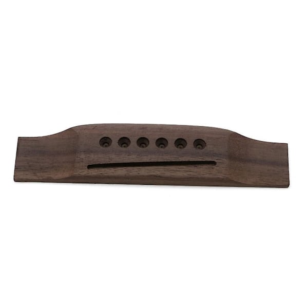 1 stk Ny 6-strengs Palisander Sadel Gjennom Gitarbro For Akustisk Gitar Folk