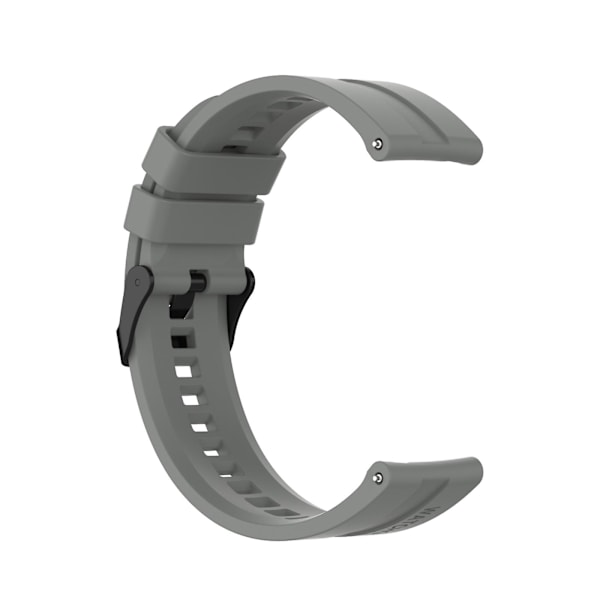 Grå Grå kompatibel med Huawei Watch Gt 2 42mm Urrem med Sort Spænde med Sort Spænde