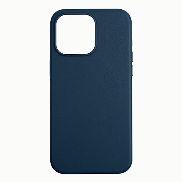Etui til iPhone 16 Dybhavsblå [magnetisk + neutral emballage] Unisex læder magnetisk officiel