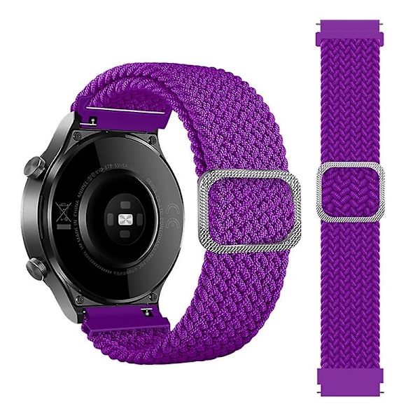 Lilla Lilla kompatibel med Samsung Galaxy Watch Active2 40mm Nylon Urrem